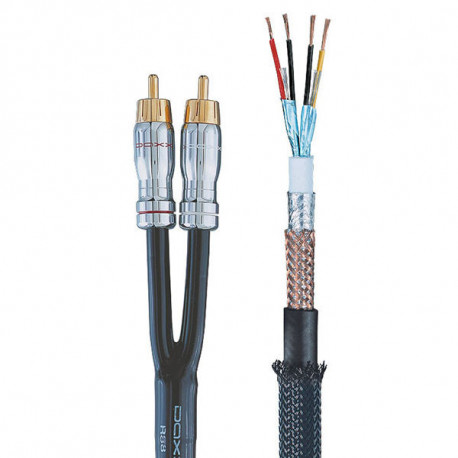 Кабель аудио 2RCA - 2RCA DAXX R88-50 (5 м)