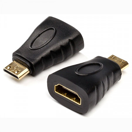 Переходник mini HDMI "шт" - HDMI "гн" Premier 5-896