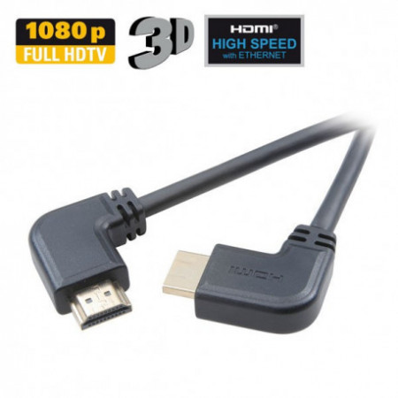 Кабель HDMI-HDMI Vivanco 42107 (3 м, угловой)