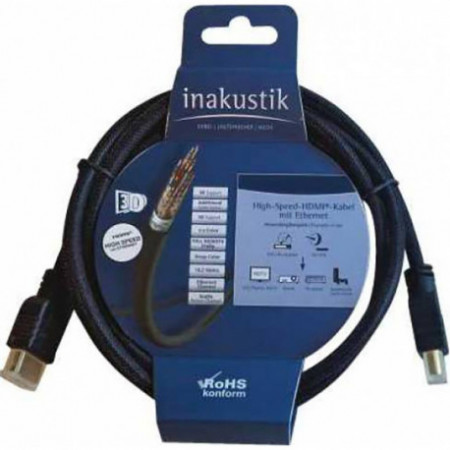 Кабель HDMI-HDMI Inakustik Blue (1,5 м), 313990015