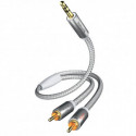 Кабель Mini-Jack-2RCA Inakustik Premium (1,5 м), 004100015