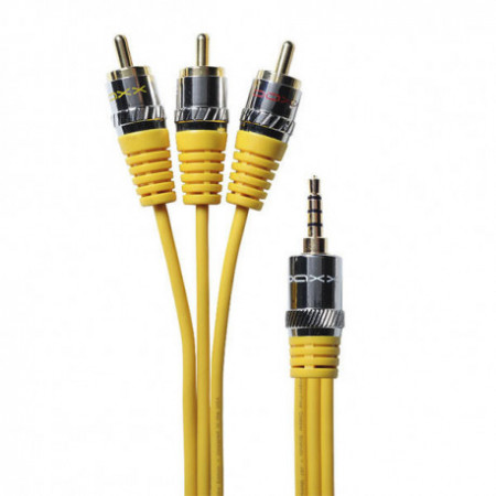 Кабель Mini-Jack-3RCA DAXX J47-25 (2,5 м)